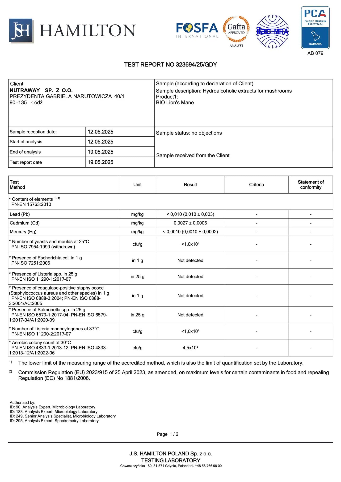 BIO Lví hříva Brain+