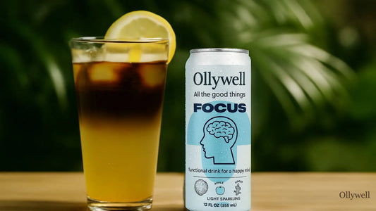 Espresso tonic and functional liquid from Ollywell.